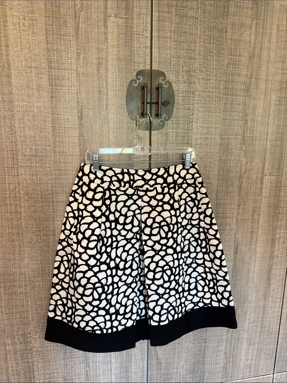 Oscar De La Renta Silk Floral A-Line Skirt